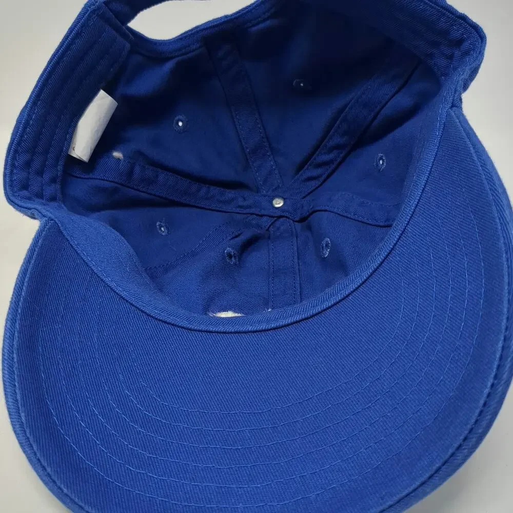 econscious Bank Street Education Center Baseball Cap Blue One Size Cotton Hat